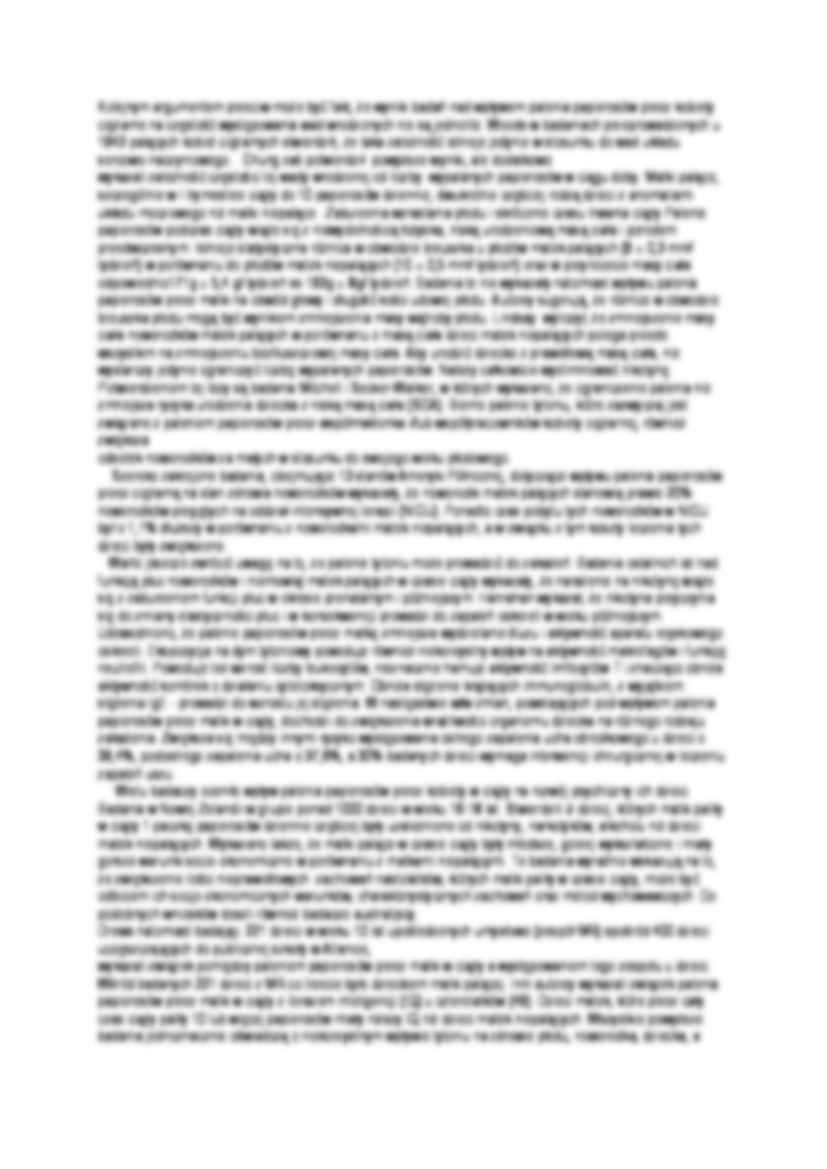 Wpływ tytoniu  na płód i przyszłą matkę - strona 3