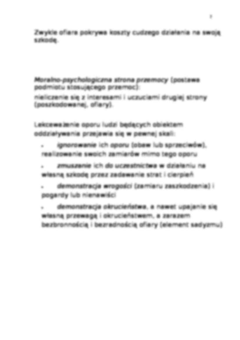 Wstępna definicja przemocy - strona 2