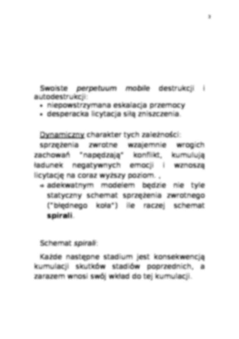 Spirala przemocy w konfliktach społecznych - strona 3