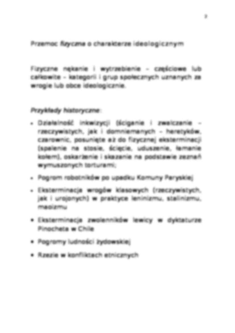 Przemoc ideologiczna - omówienie - strona 2