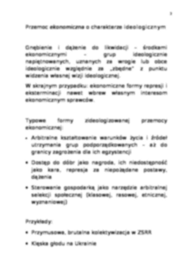 Przemoc ideologiczna - omówienie - strona 3