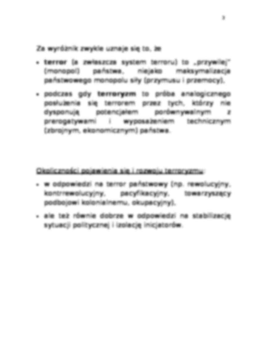 Terroryzm - omówienie zagadnienia - strona 3