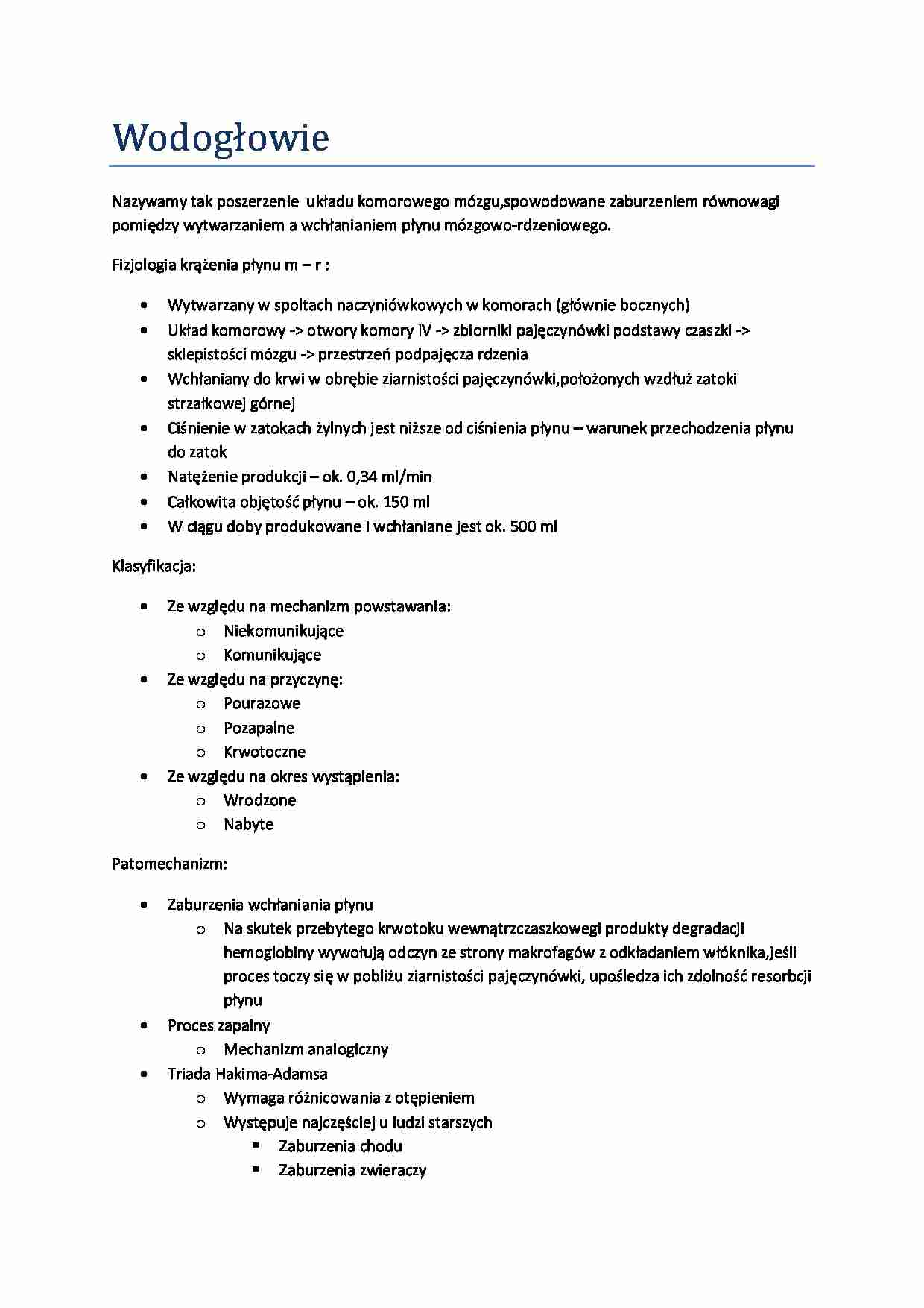 Wodogłowie - omówienie - strona 1