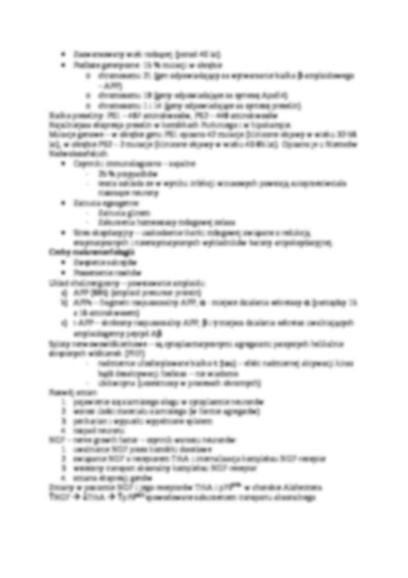 Choroby ośrodkowego układu nerwowego - wykład - strona 2