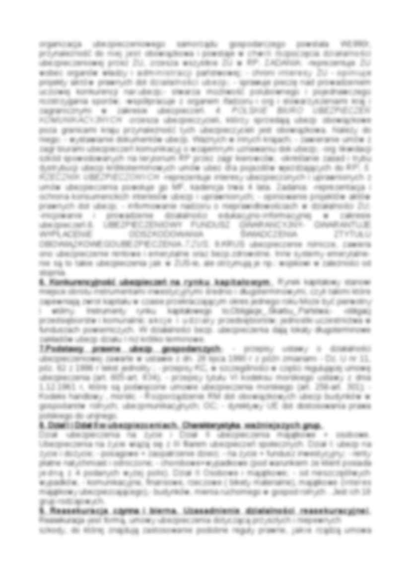 Ubezpieczenia - pytania i odpowiedzi - strona 3