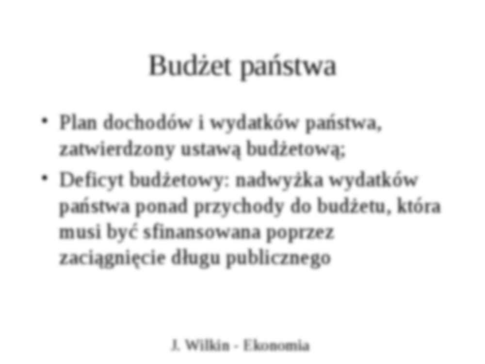 Polityka fiskalna państwa - wykład - strona 3