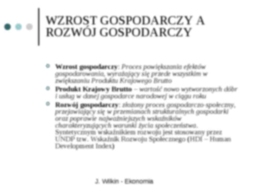 Wzrost i rozwój gospodarczy - wykład - strona 3