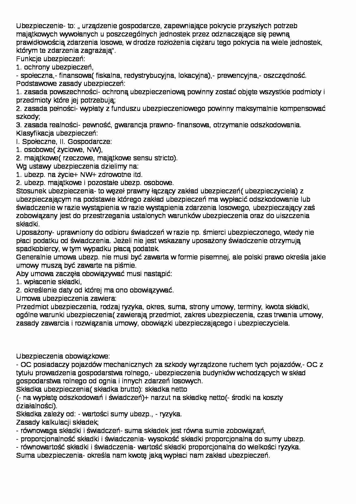 Ubezpieczenia gospodarcze MSU - strona 1