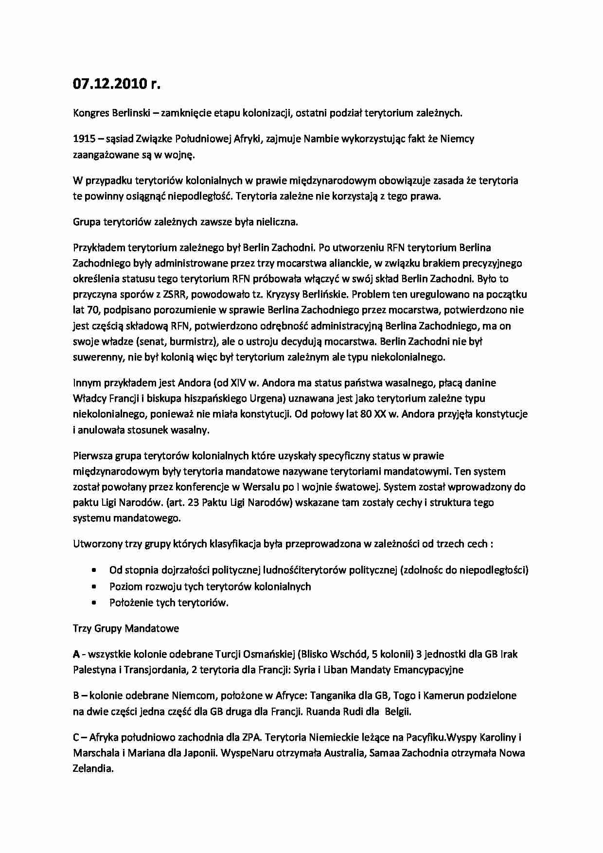 Geografia polityczna - wykład 07.12.2010 r. - strona 1