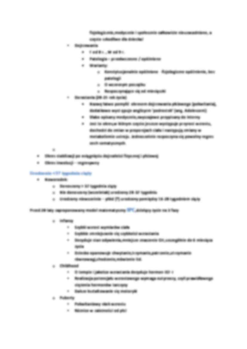 Medycyna okresu rozwojowego - wykład 24.10.2012 - strona 2