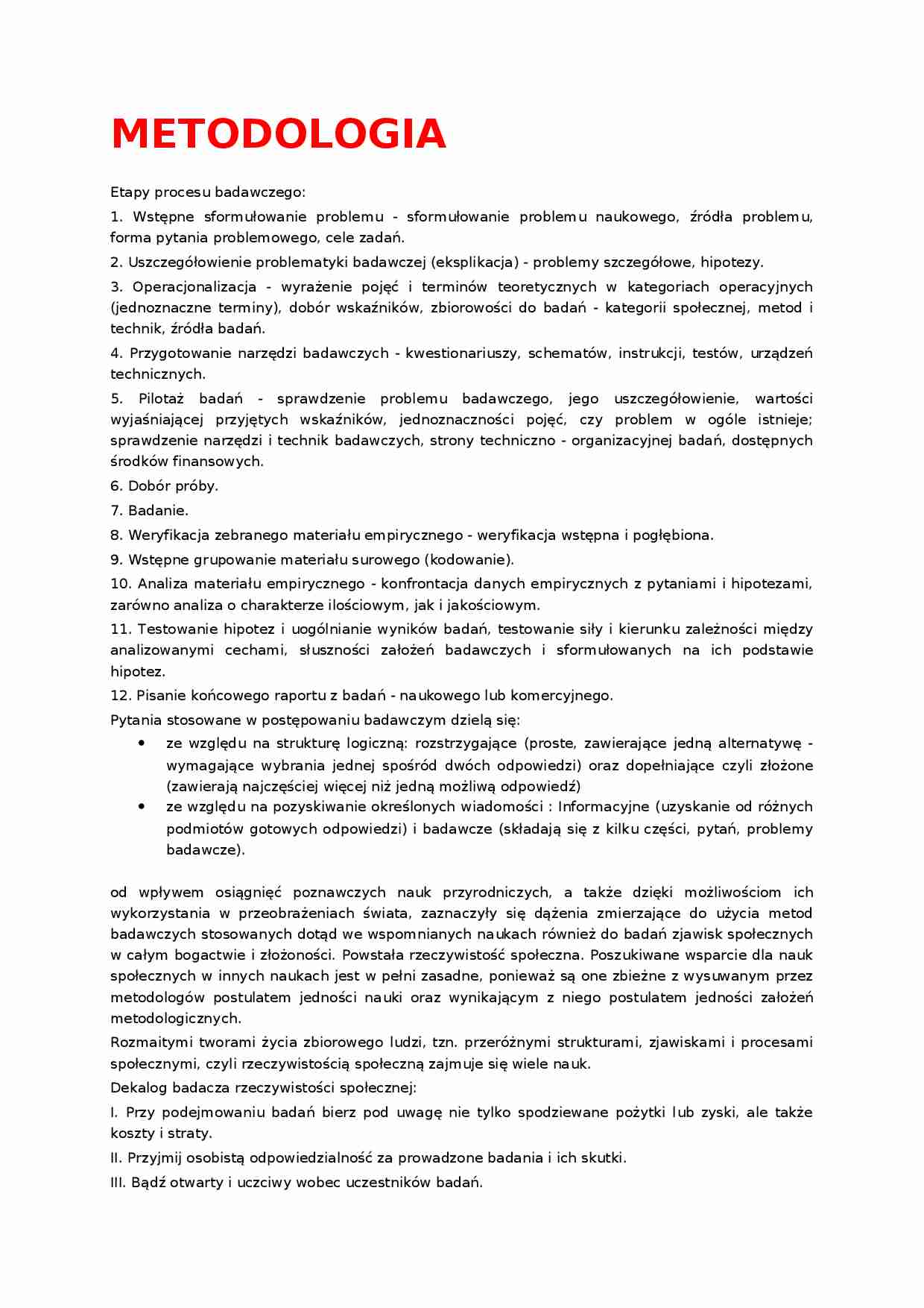 Metodologia - skrypt - strona 1