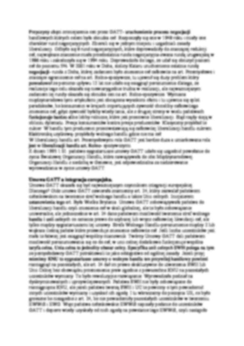 Międzynarodowy system handlowy - wykład - strona 2