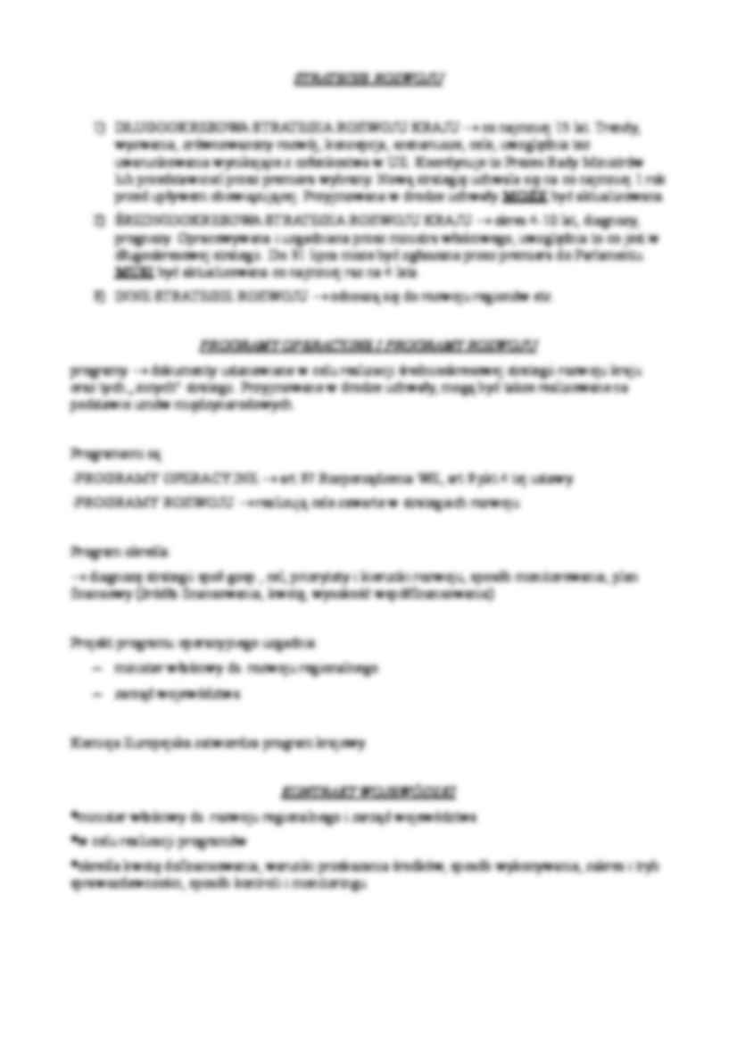 Ustawa o zasadach prowadzenia polityki rozwoju - strona 2