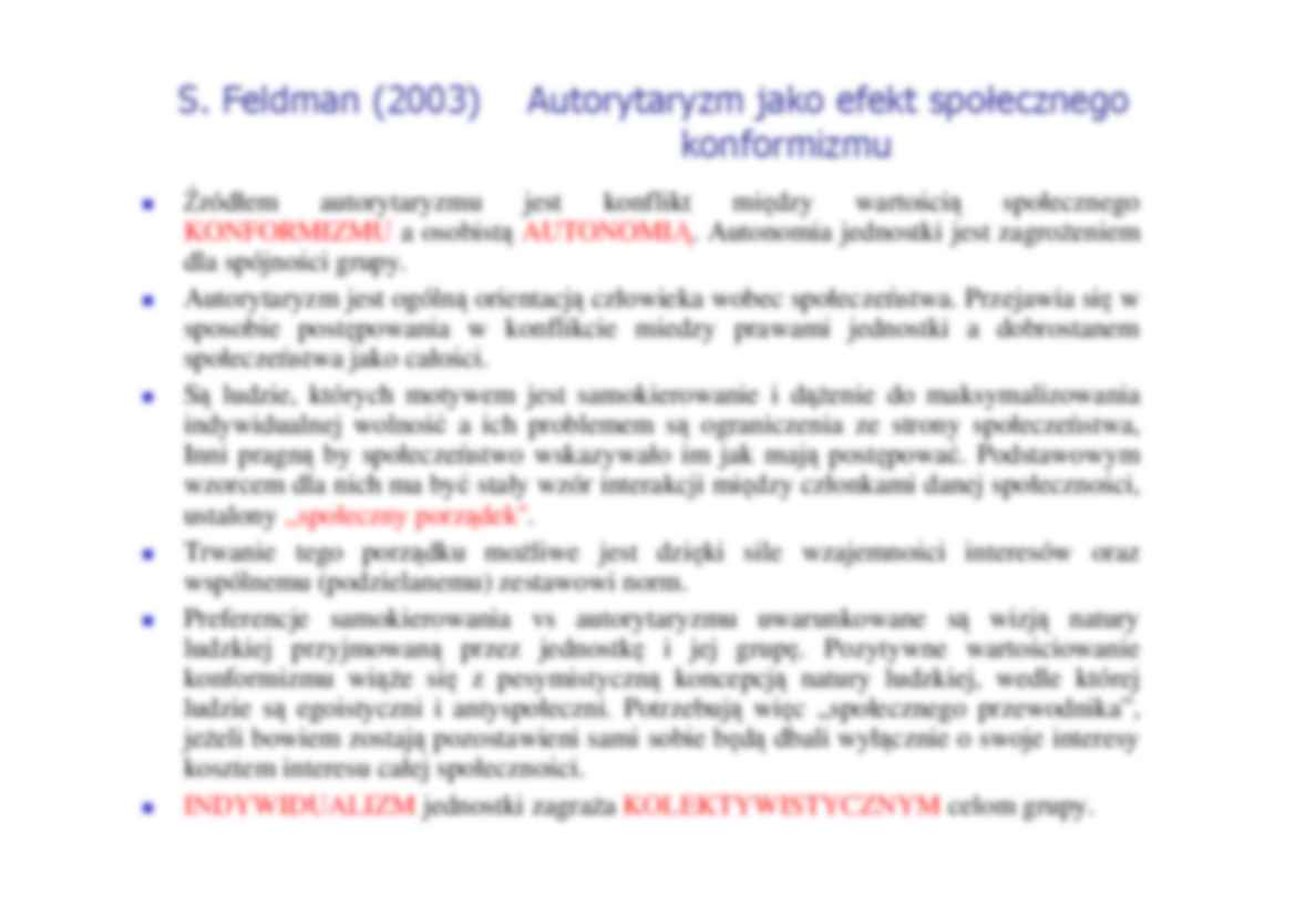 Autorytaryzm a siła identyfikacji z grupą - strona 2