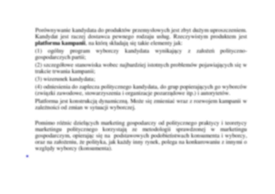 Marketingowe myślenie o  polityce  - strona 3