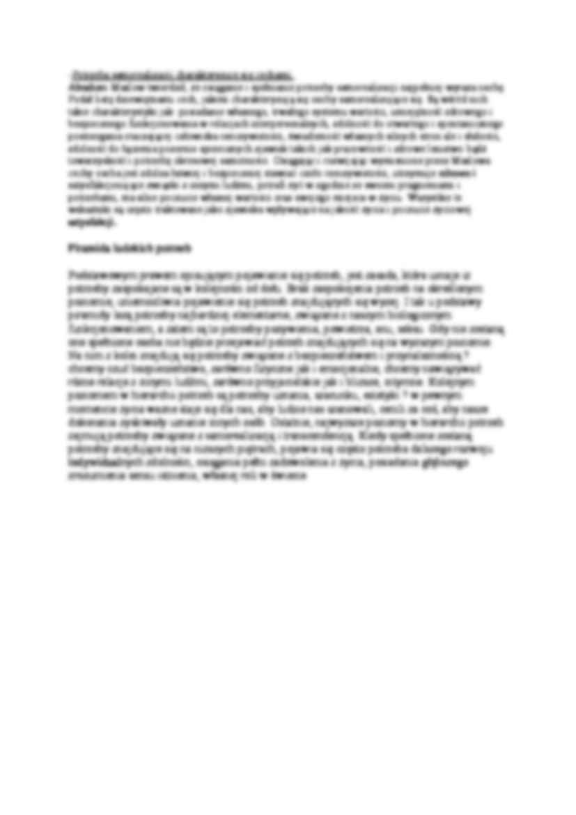 Psychologia społeczna - mechanizmy obronne - strona 2