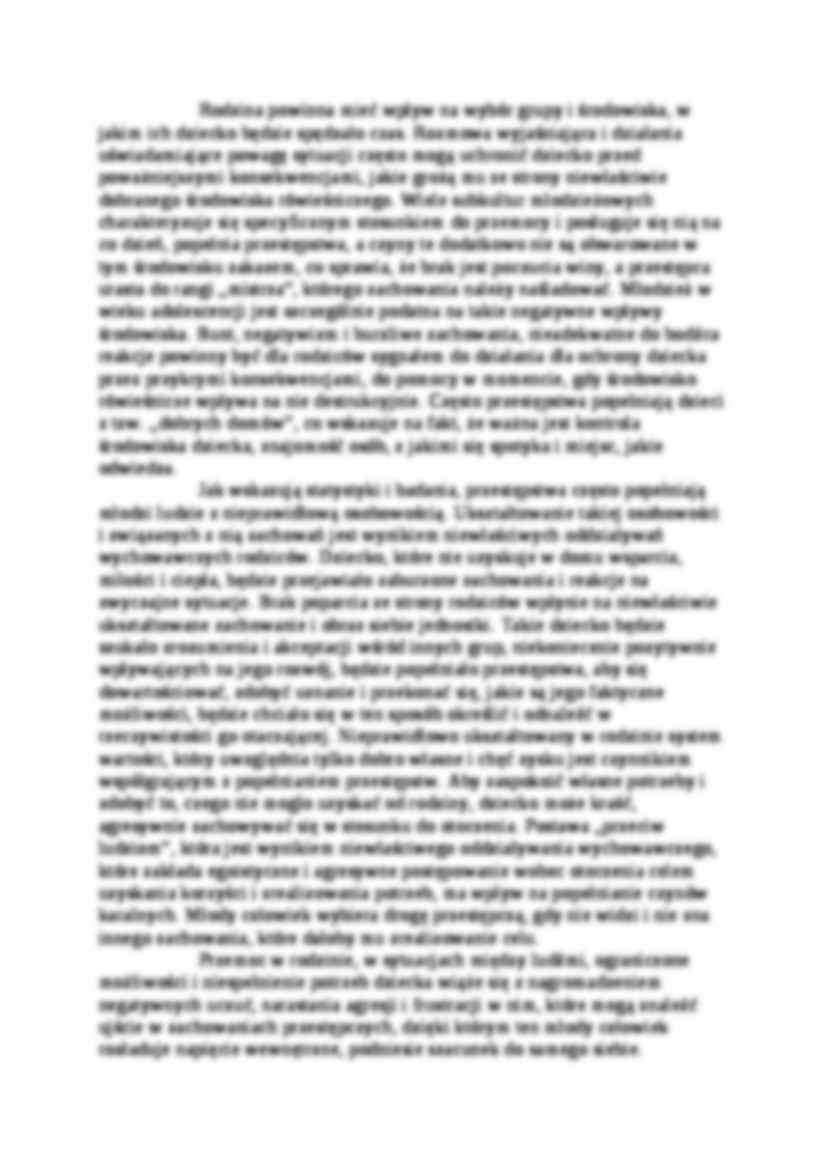 Atmosfera domu rodzinnego a przestępczość nieletnich - strona 3