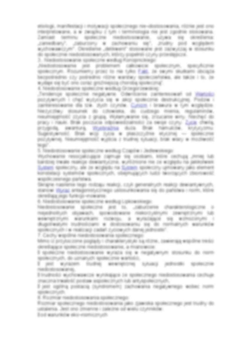 Diagnoza resocjalizacyjna w pracy nauczyciela - strona 2