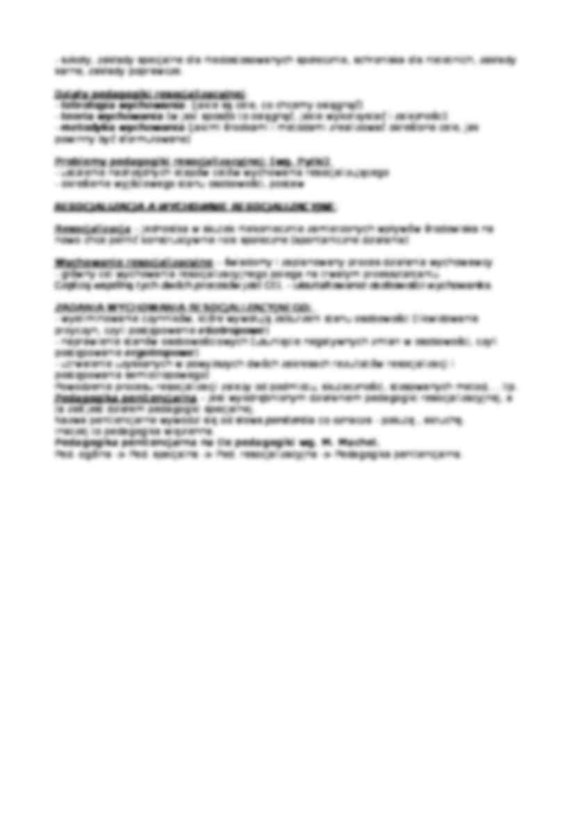 Pedagogika resocjalizacyjna  - istota i charakterystyka - strona 2