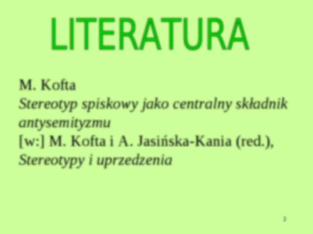 Stereotyp spiskowy - prezentacja - strona 2