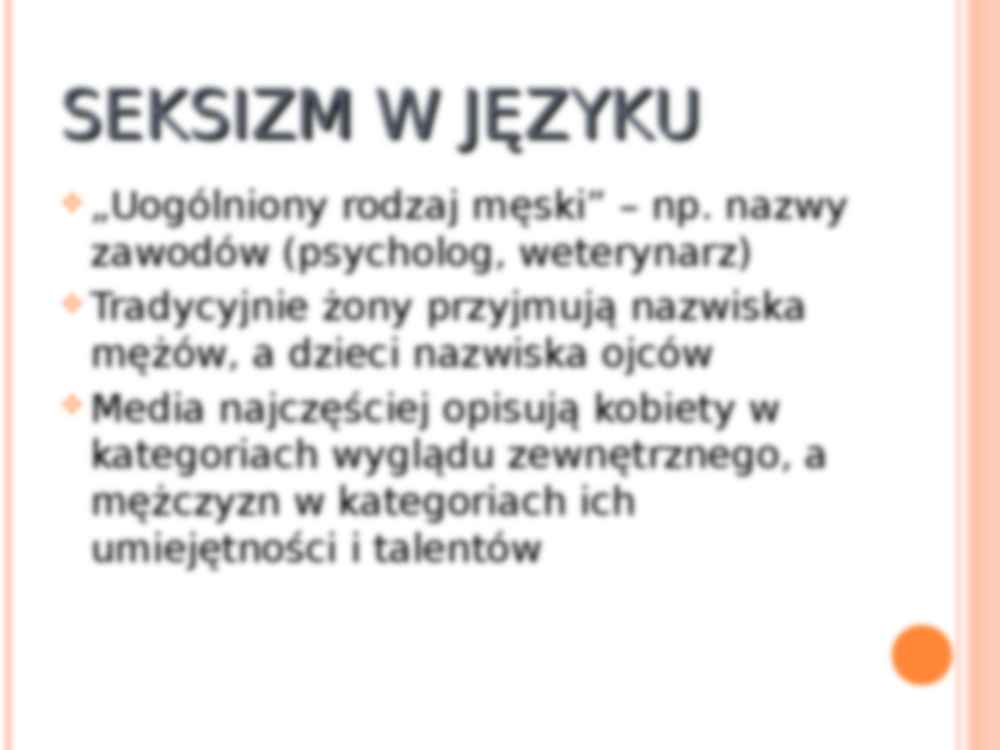 Seksizm - prezentacja zagadnienia - strona 2
