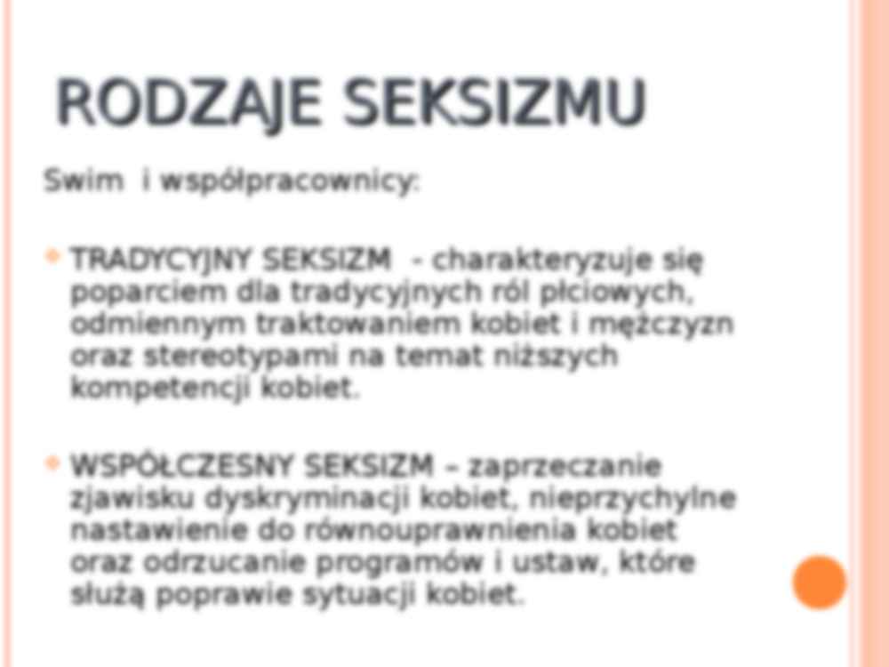 Seksizm - prezentacja zagadnienia - strona 3
