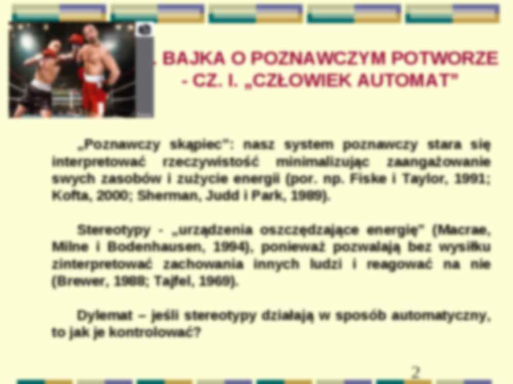 Aktywacja i aplikacja stereotypów - strona 2