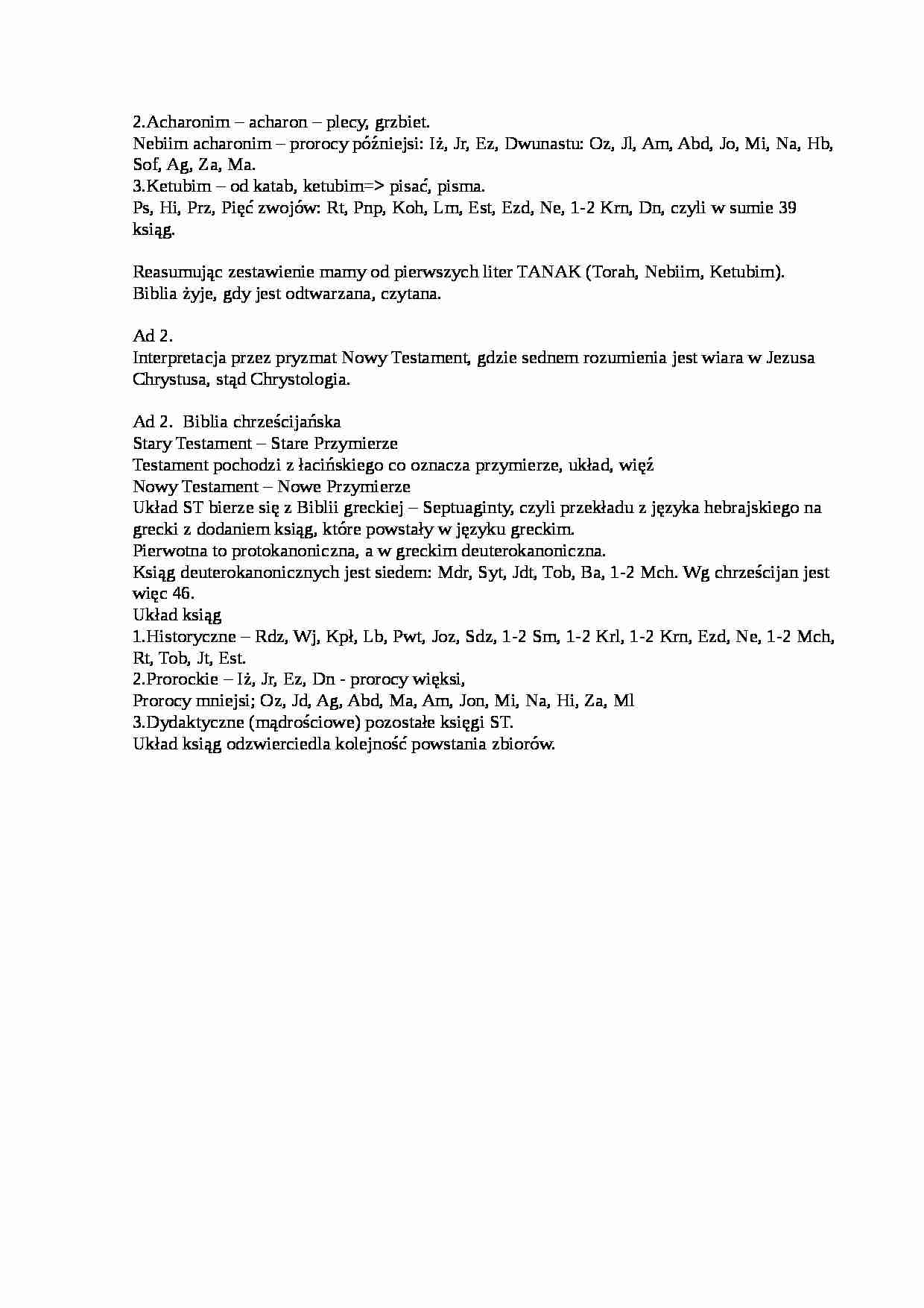 Pięcioksiąg - omówienie - strona 1