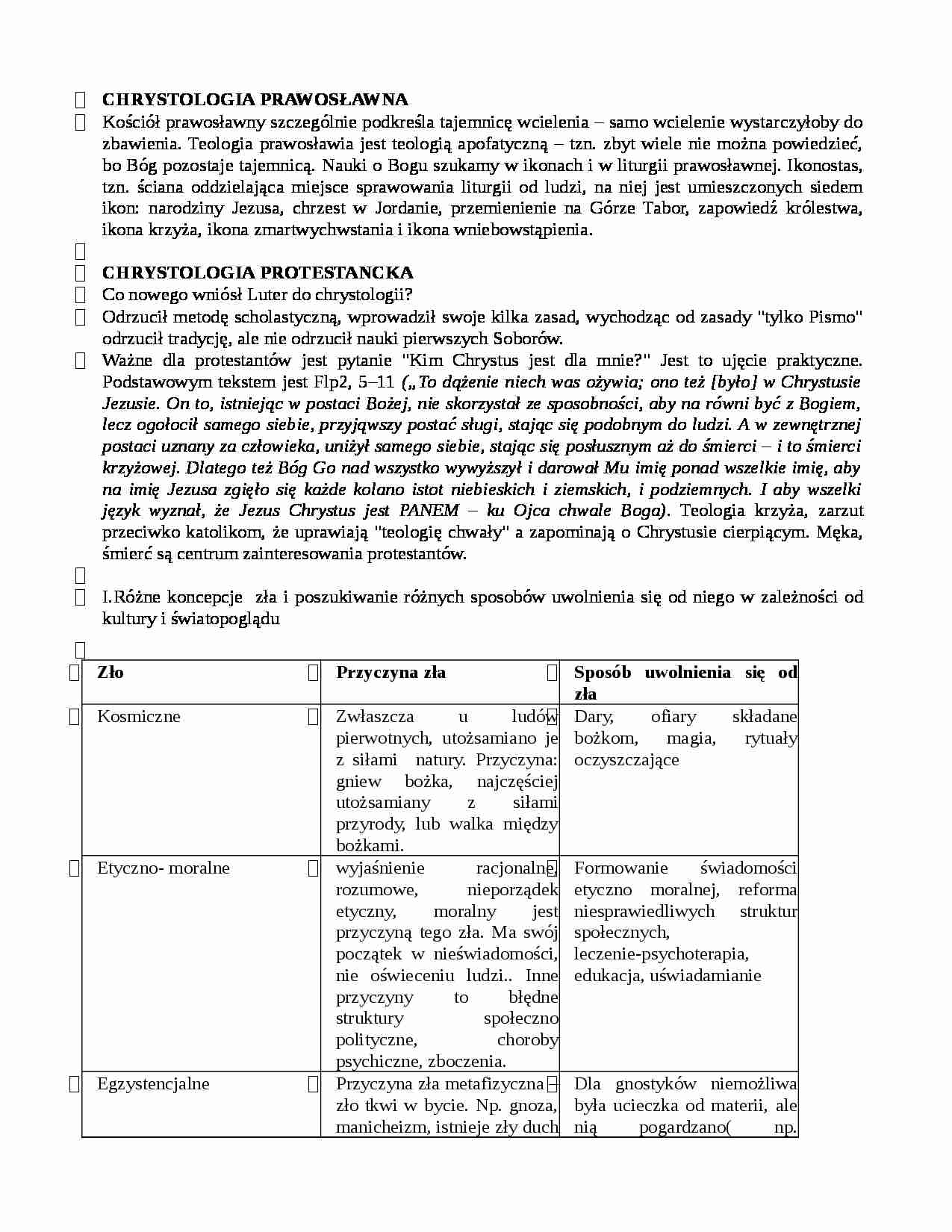 Chrystologia prawosławna i protestancka - strona 1