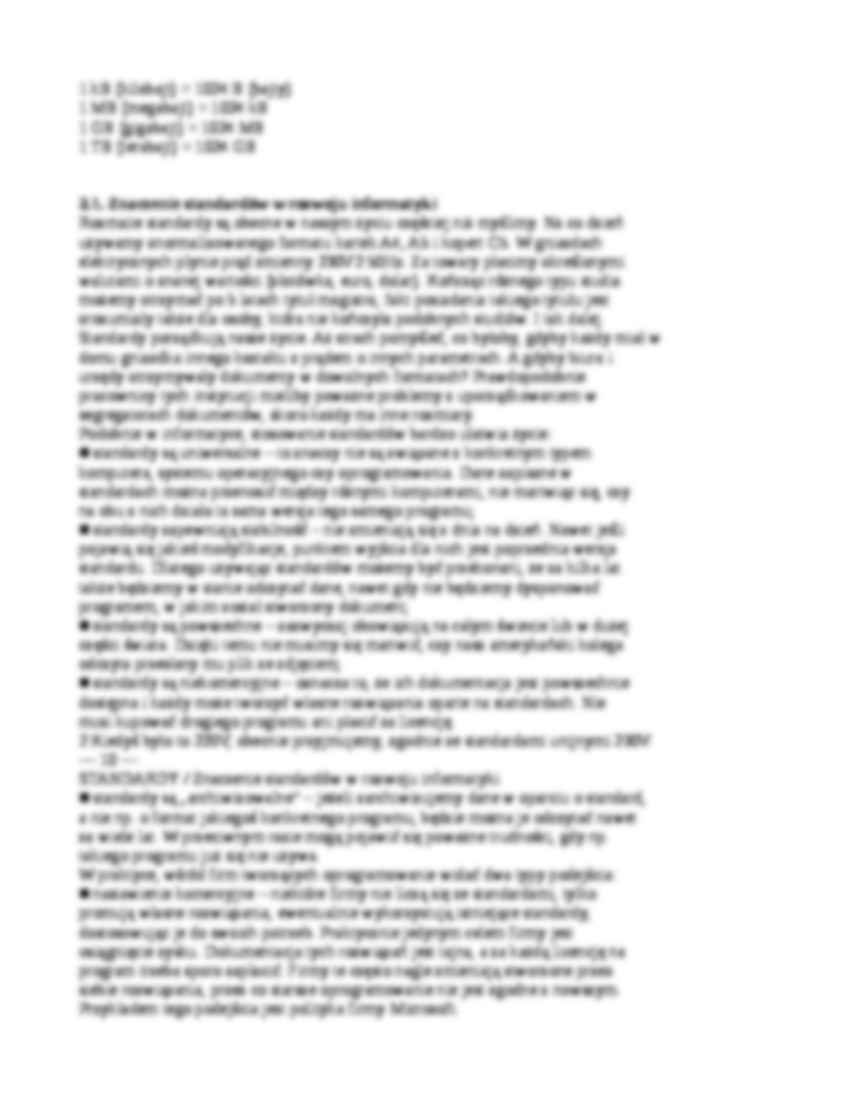 Notacja binarna - bit i bajt - System liczbowy - strona 2