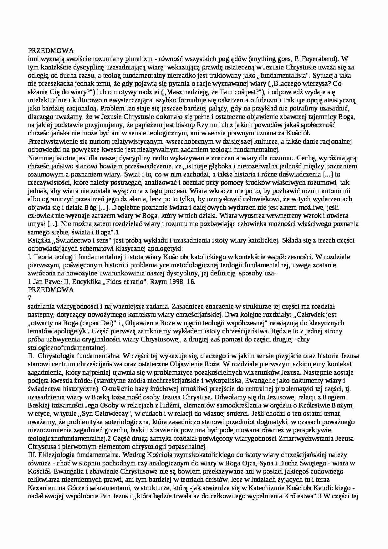 Apologia - obszerne opracowanie - strona 1