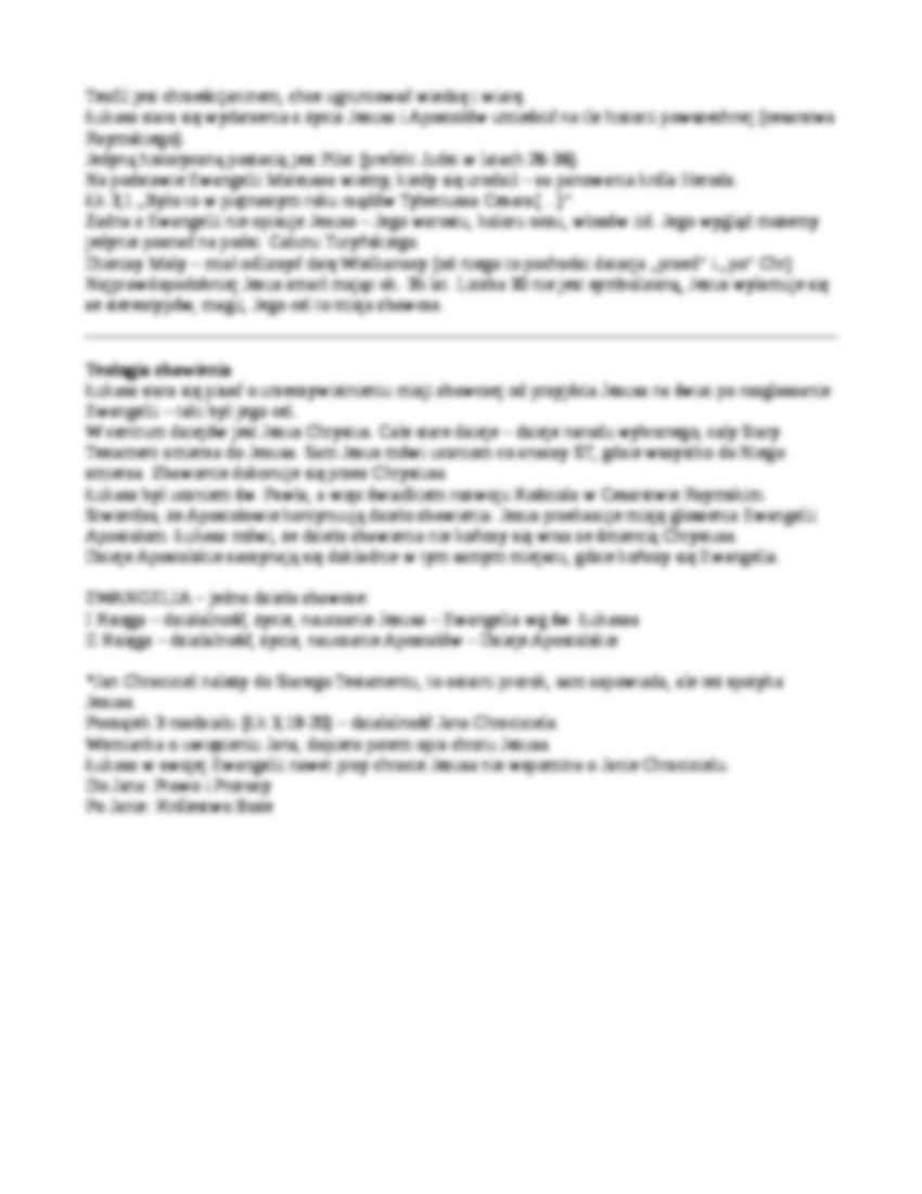 Ewangeilia św. Łukasza - opracowanie - strona 2