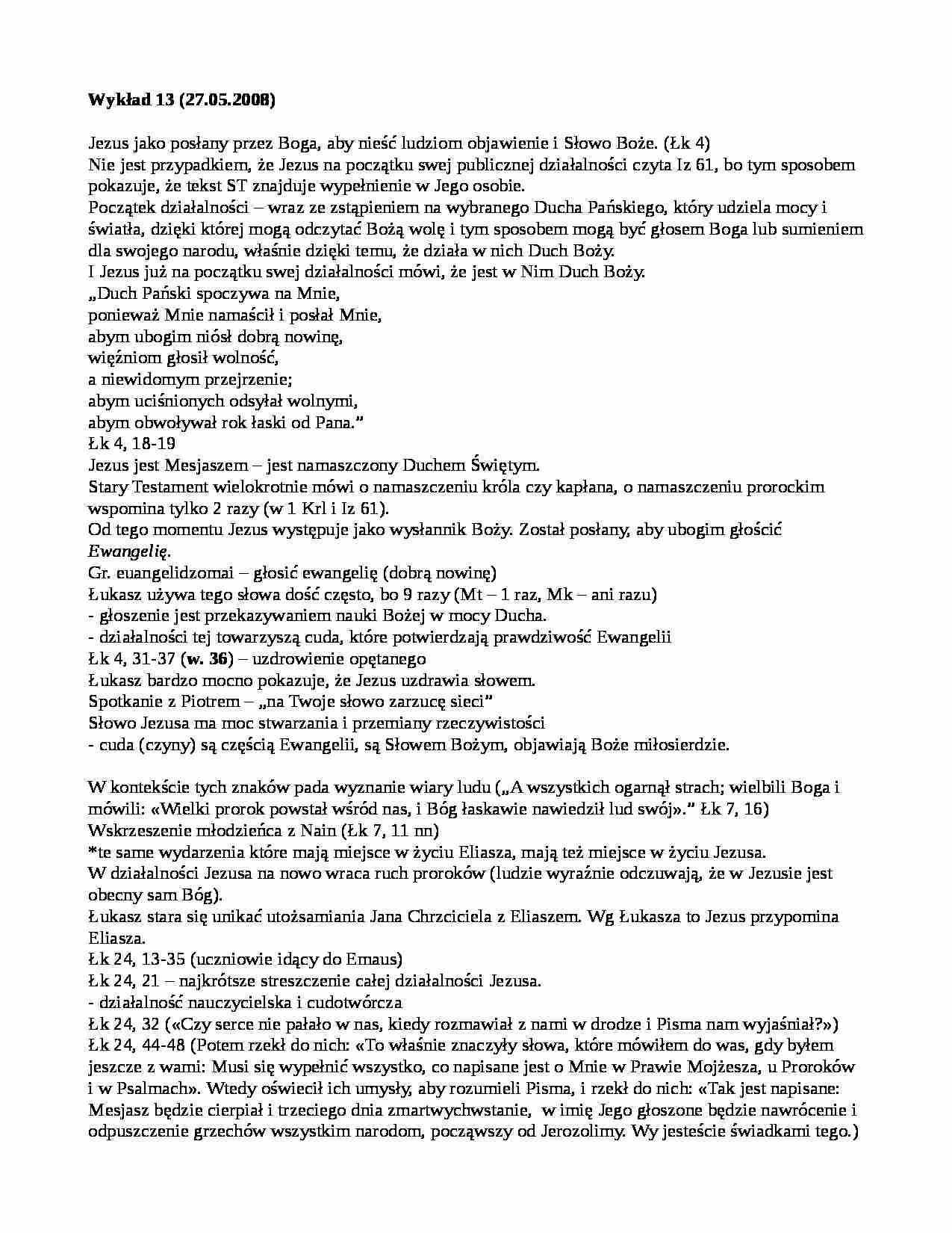 Jezus jako posłany przez Boga - strona 1