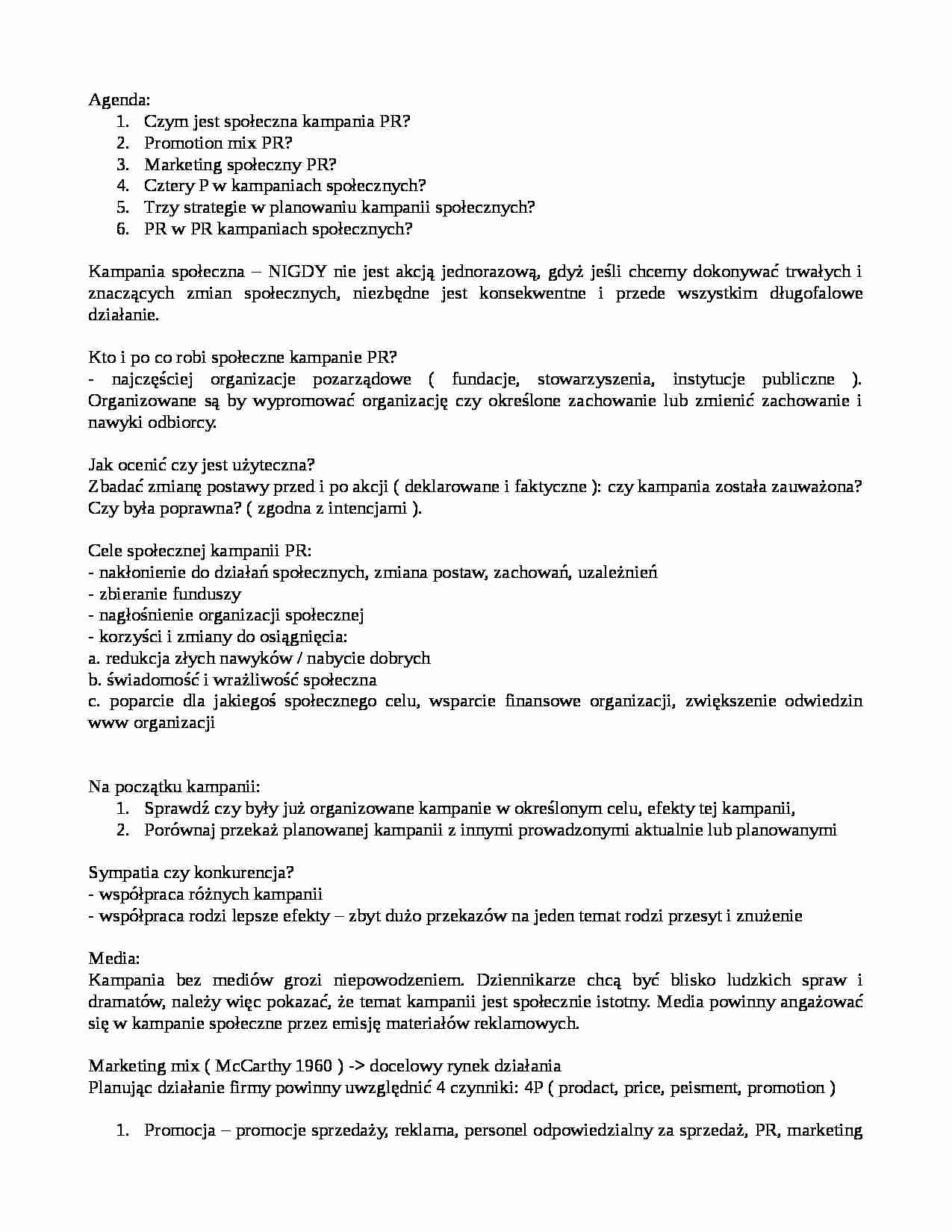 Public relations i marketing - strona 1