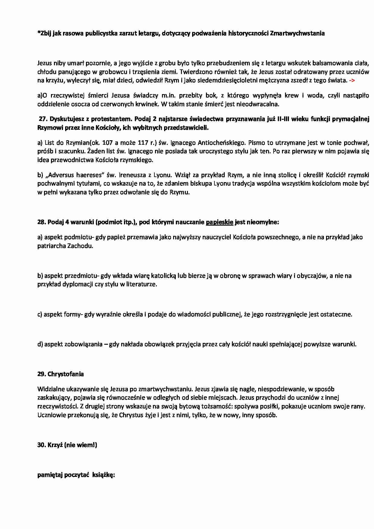 Apologia i dziennikarstwo - opracowanie - test - strona 1