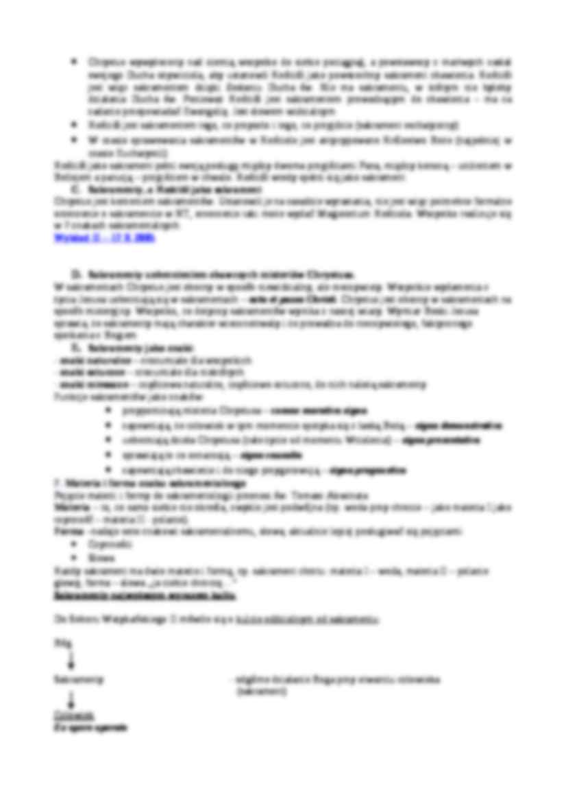 Sakramenty Kościoła - sakramentologia - strona 2