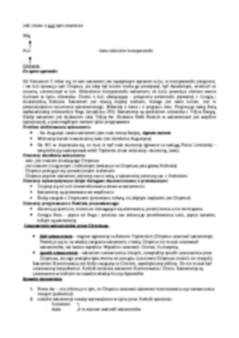 Sakramenty Kościoła - sakramentologia - strona 3