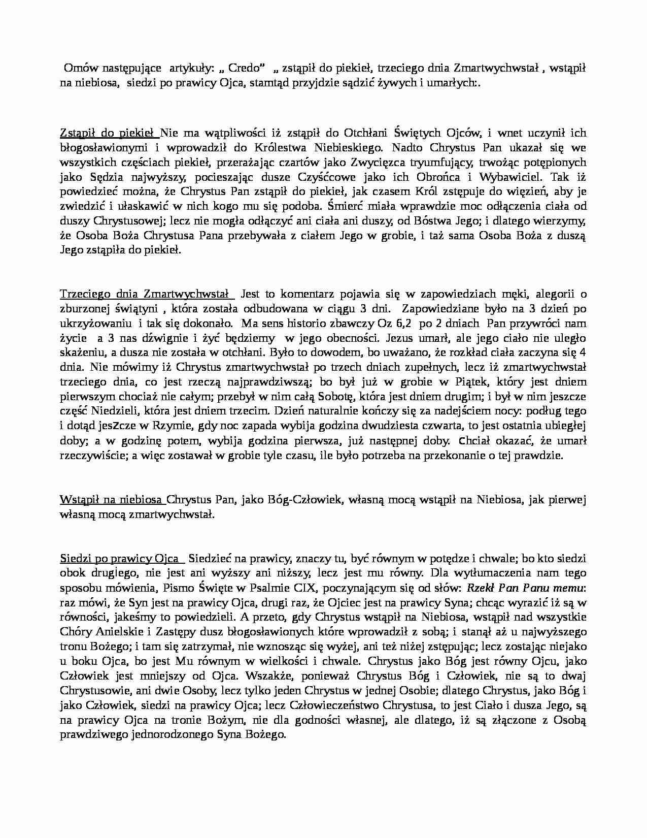 Omówienie artykółów 