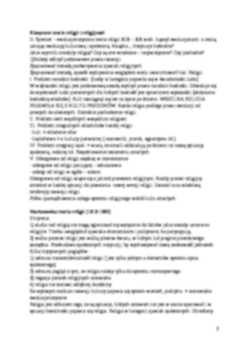 Religia w Socjologii - strona 2