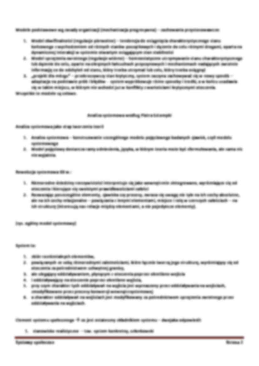 System działania - opracowanie - strona 2