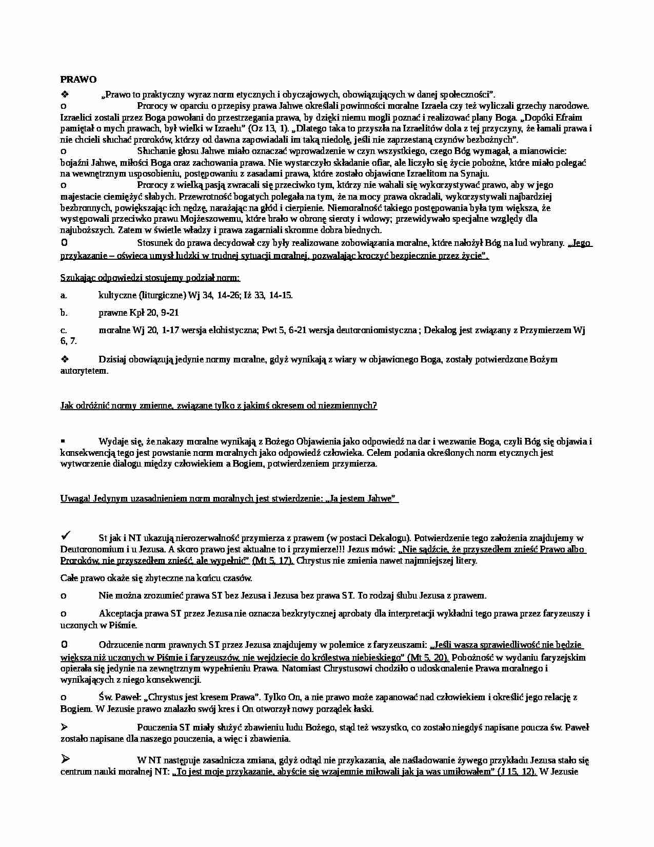 Prawo i normy moralne - definicje - strona 1