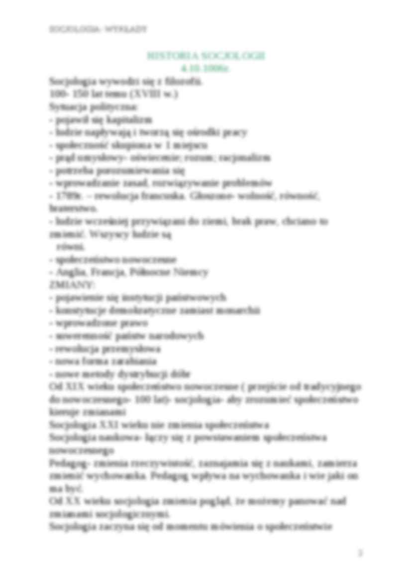 Socjologia - historia i przedstawiciele - strona 2