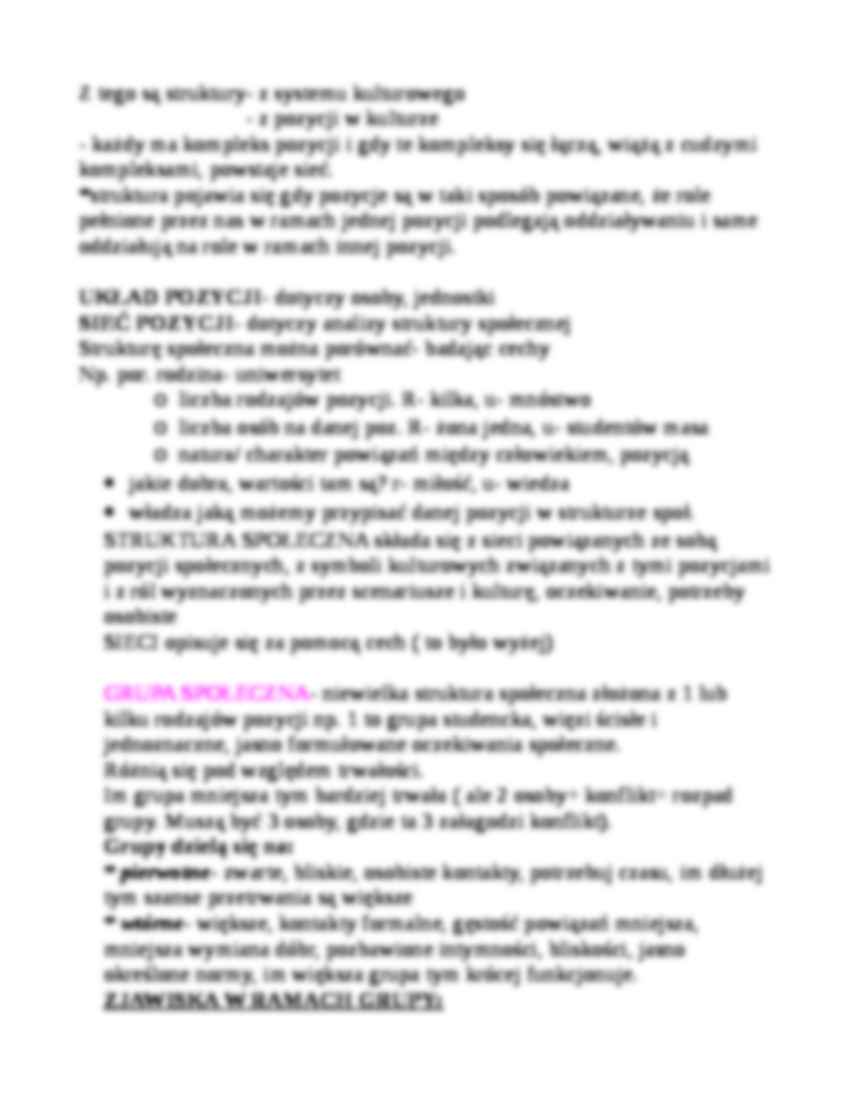 Sieć pozycji i struktury społeczne - strona 3