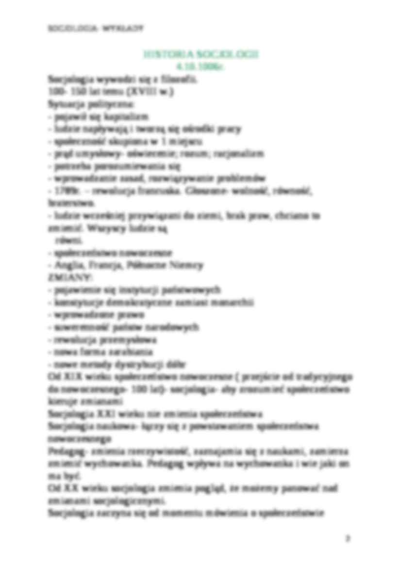 Socjologia - historia i przedstawiciele - Społeczeństwo kapitalistyczne a tradycyjne - strona 2