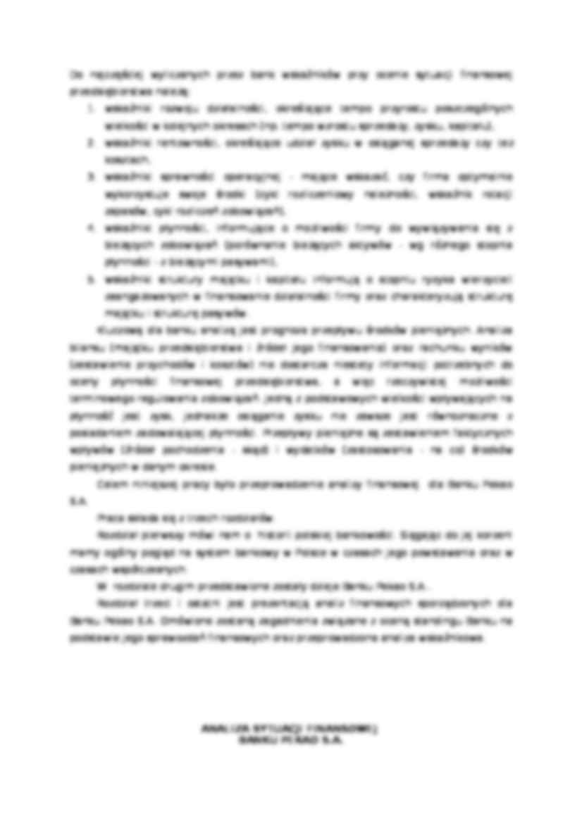Analiza finansowa Pekao S.A - wskaźniki - strona 2