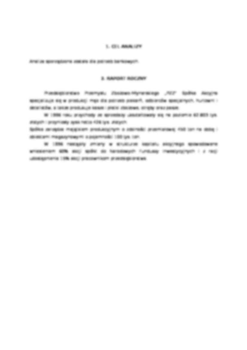 Analiza ekonomiczno-finansowa PPZM - analiza - strona 3