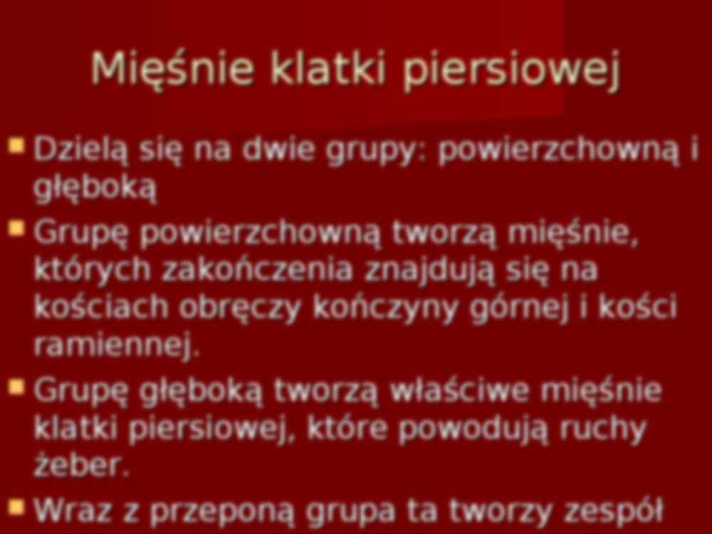 Mięśnie klatki piersiowej  - strona 2