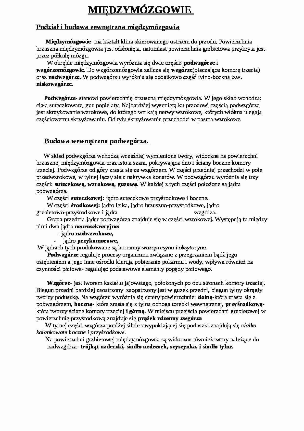 Między i kresomózgowie - strona 1