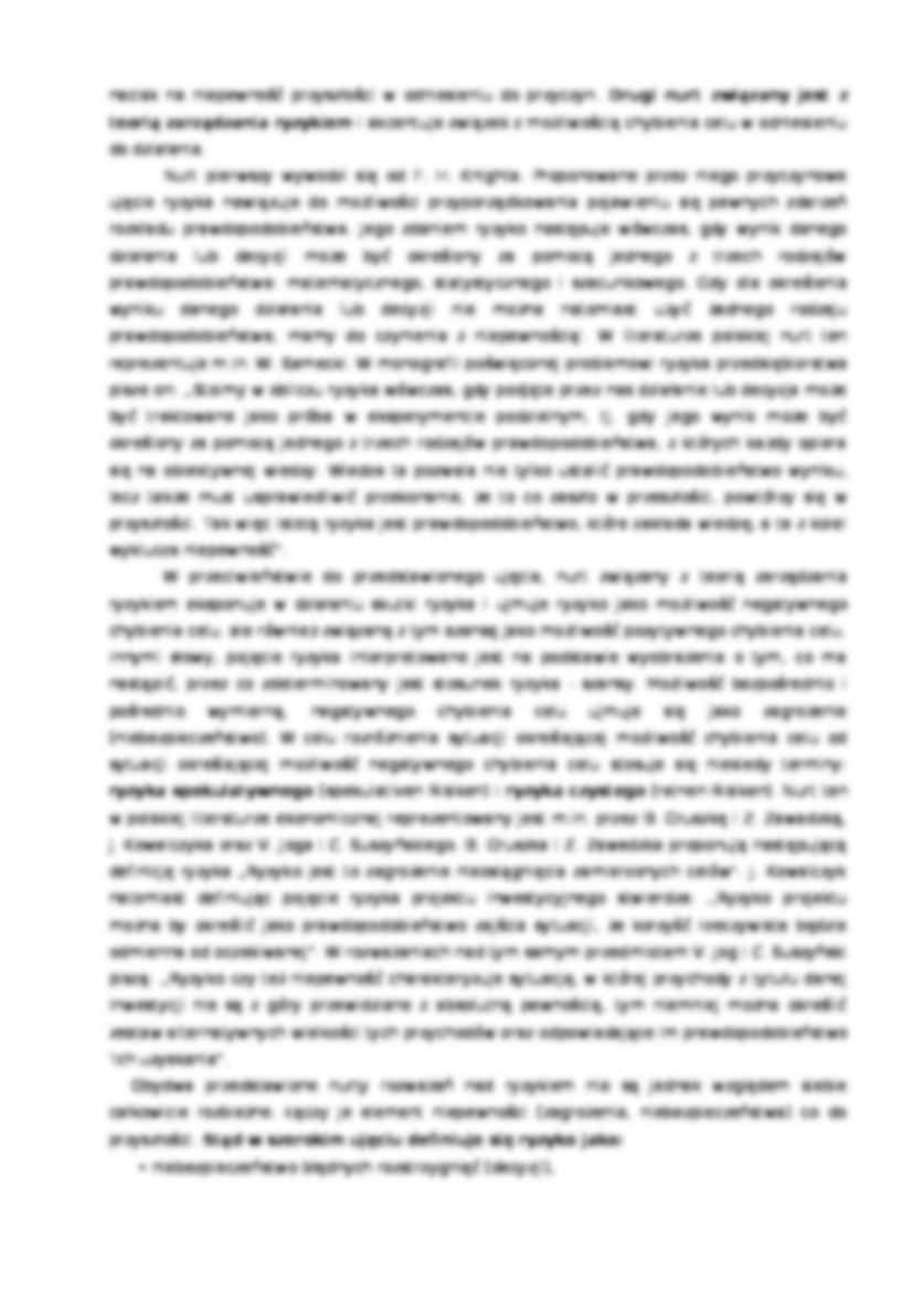 Ryzyko działalności  w działalności przedsiębiorstw - strona 2