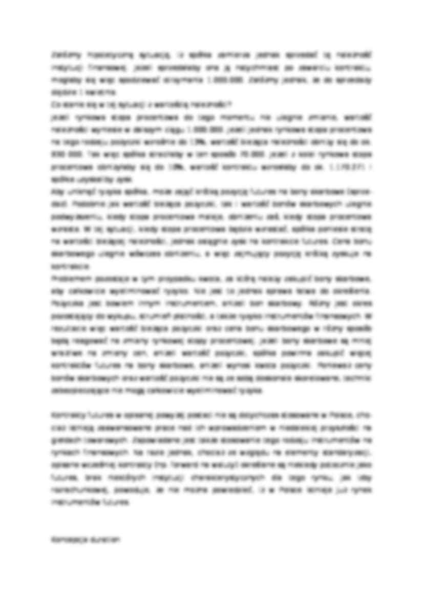 Zabezpieczenie przy zastosowaniu kontraktu futures i koncepc - strona 3